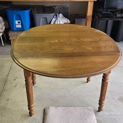 Solid Oak Antique Table