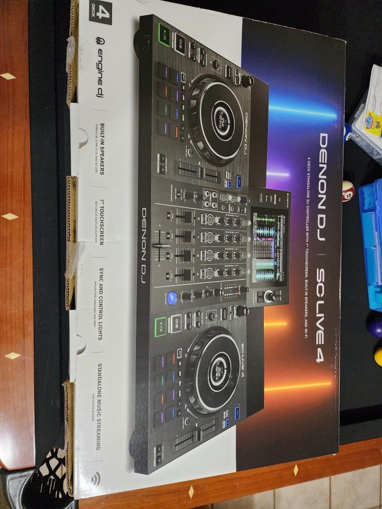 Denon DJ SC LIVE 4 (barely Used Still In Box)