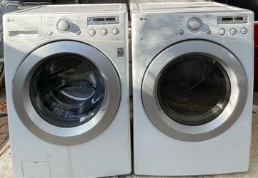 LG washer and dryer