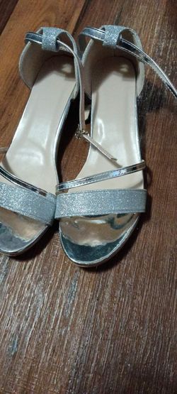Silver sandals
