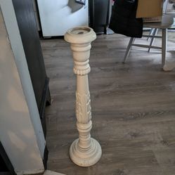 Candle Holder Large Wood 