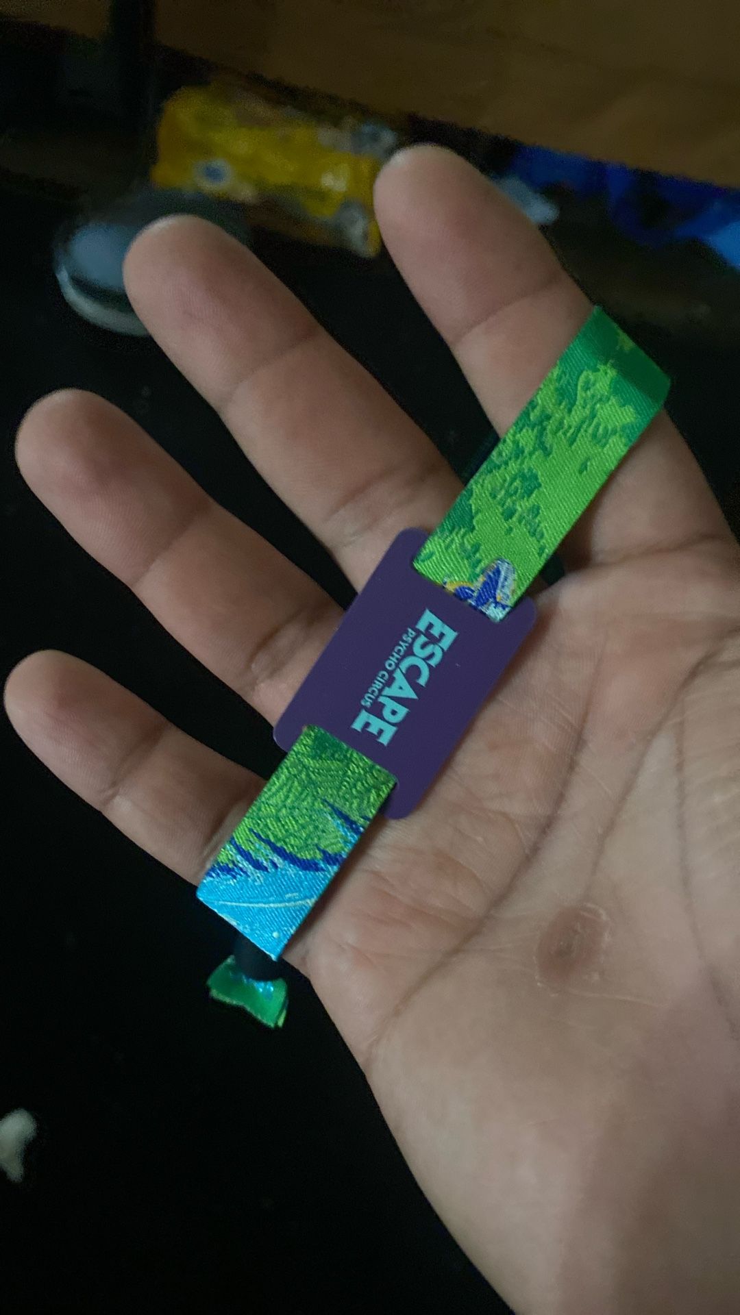 Saturday escape. ticket