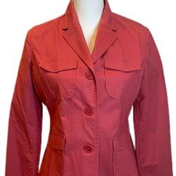 Talbots Pink Fitted Jacket 8P
