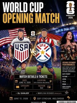 USA VS Paraguay  CAT 2 Home Opener Katy Perry Future
