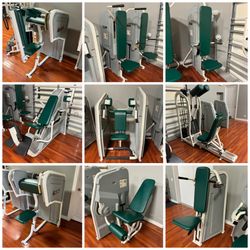 Nautilus Next Gen 15 Piece Full Circuit- Pullover, Leg Press, Torso Arm, Multi Bicep Tricep Shoulder
