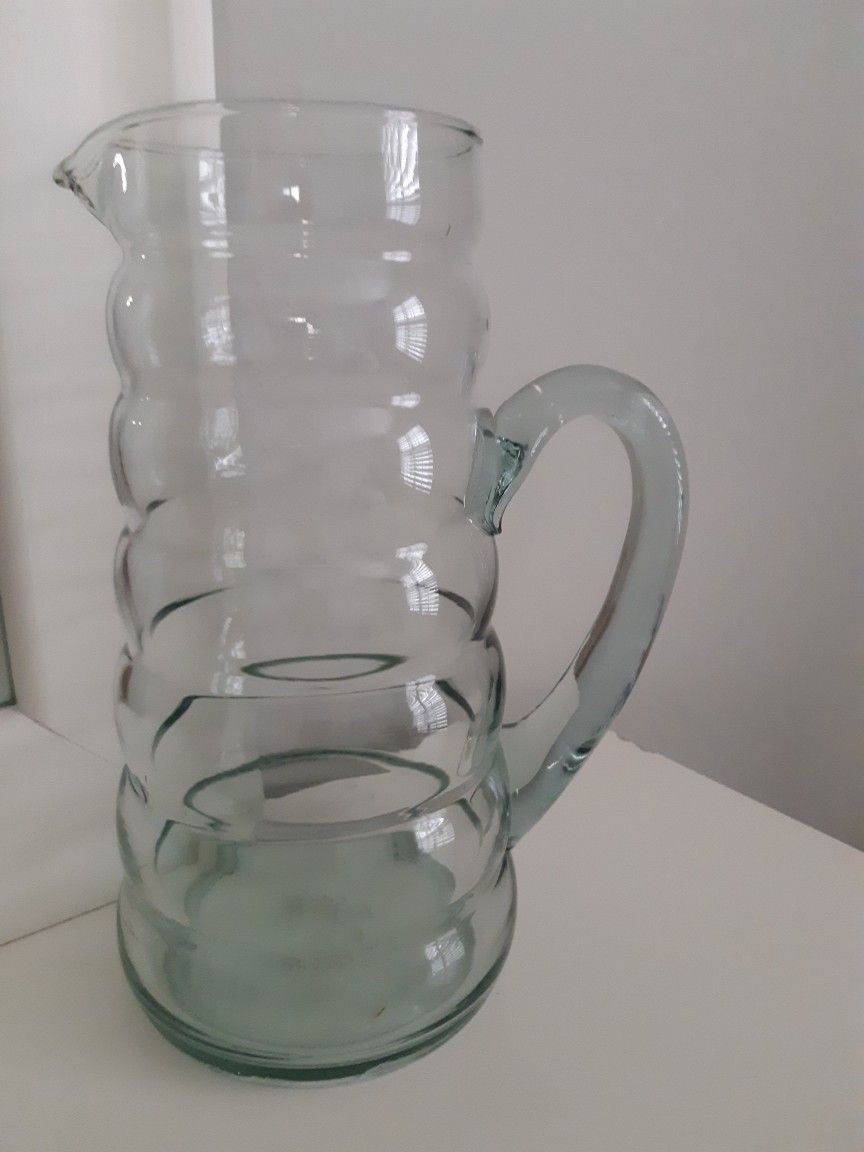 9" Glass Pitcher, Never Used