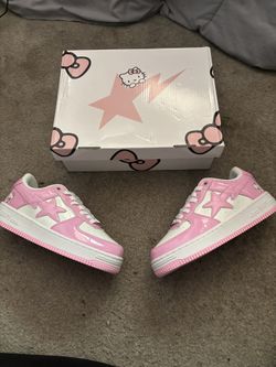 bapesta shoes size 5.5y / 7 women’s 