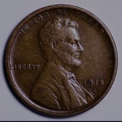 1915 S Wheat Penny,XF