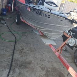 1996 Velco Aluminum Boat 