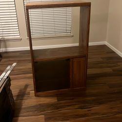 Solid Wood Entertainment Center 