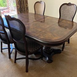 Dining Table With Four Chairs 