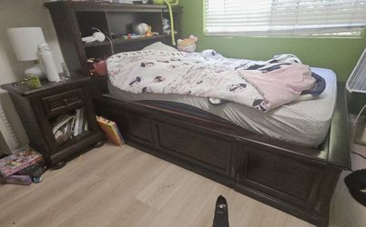 Bed, Full-size Bed, Bedroom Set, Captains Bed, Bed, Storage