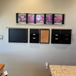 Pottery Barn 3 Piece Wall Organizer Office