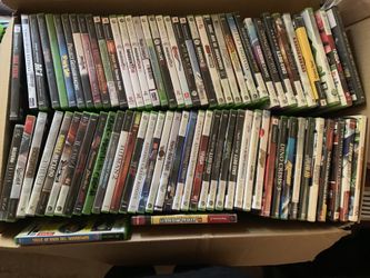 Large lot of video games (Xbox, xbox 360, Ps2, ps3, and wii)