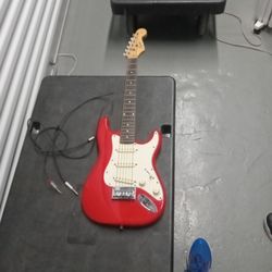 Squier Mini Guitar With Amp Wire 