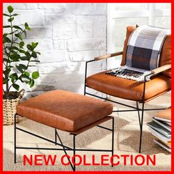 Faux Leather & Metal Ottoman - Black/Brown - Hearth & Hand™ with Magnolia
ADO #:TGT-30099
Brand New – Box Not Perfect or No Box.Price is Firm.
