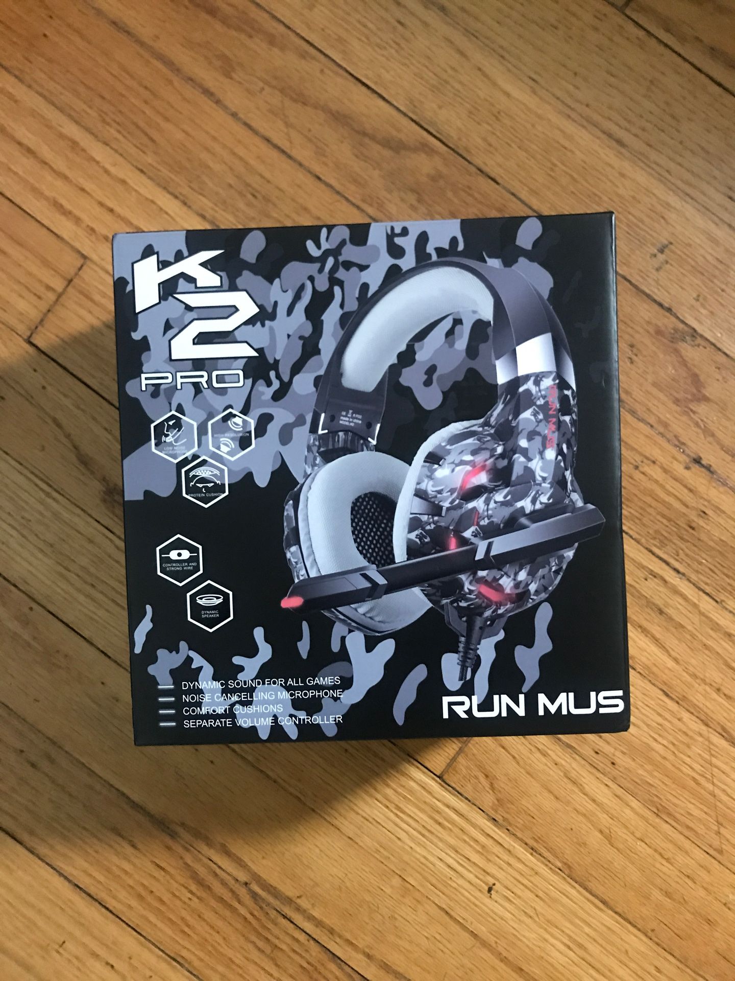 RUNMUS HEADSET (PS4 XBOX SWITCH PC )