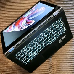 Touchscreen Intel Core i7 2 In 1 Laptop/Tablet 8GB RAM 256GB SSD 3200x1800 QHD LCD Webcam Wi-Fi & Bluetooth Wireless Windows Professional OS 