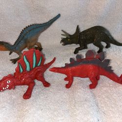 4 dinosaur figures price takes all