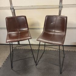 Leather Bar Stools