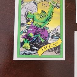 Marvel Super Hero Cards In Perfect Shape 