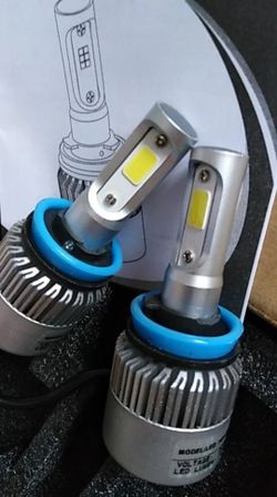 2pcs Car/Auto LED 8000LM 6500K*6 Months Warranty*Headlight Bulbs Low, High, Fog, Daytime, Luces Led, 9005, 9006, 9012, H1, H3, H7, H11, H4, 9007, H13