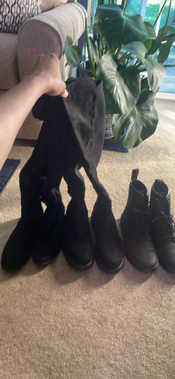 Assorted boots size 11