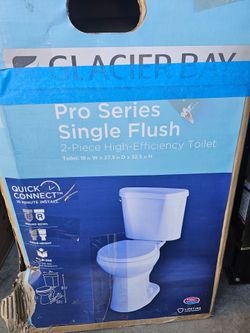Glacier Bay Pro Series Single Flush 2-Piece Toilet