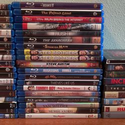 Blu-rays / 4Ks / DVDs