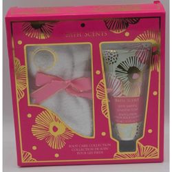 Bath Scents Pink Peony Pivoine Rose Scented Foot Care Gift Set
