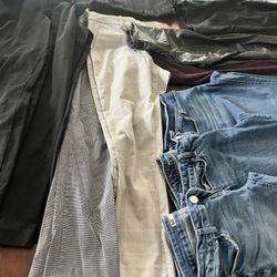 Women’s Jeans, Dress Pants, Leggings, And Shorts 12 Items For $15