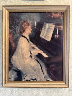 SOUTHPARK: ‘Lady At Piano’, Renoir 16x20, RARE