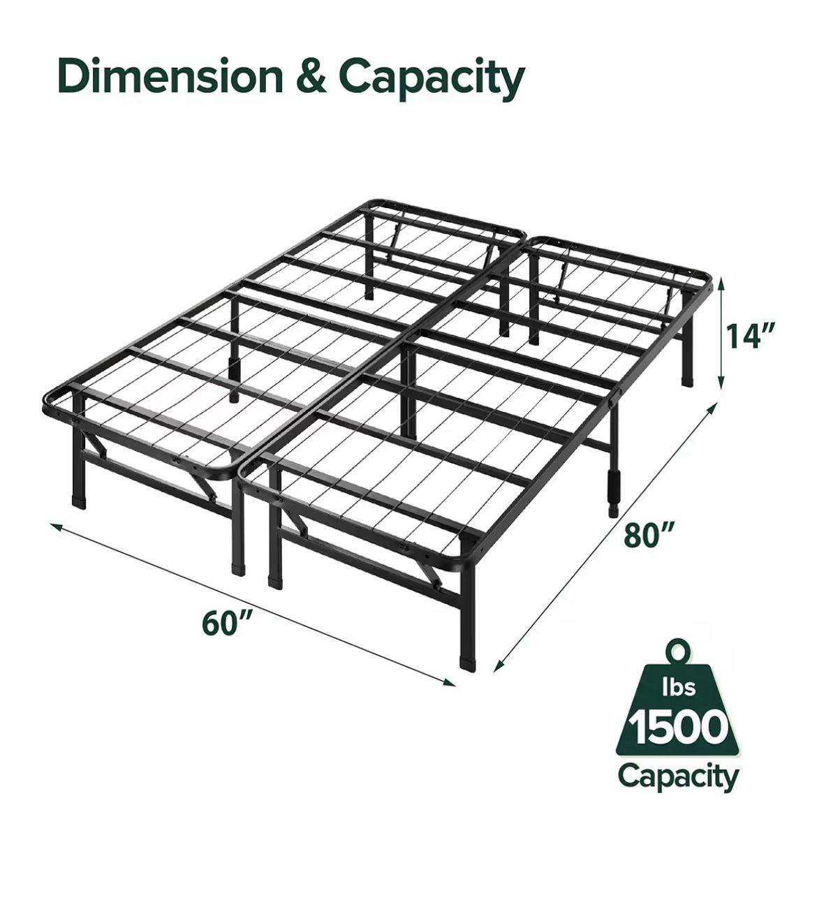 Queen Sized - Deluxe Bed Frame (SmartBase)