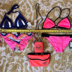 Lot Of 2 Bikinis $ FREE GIFT 
