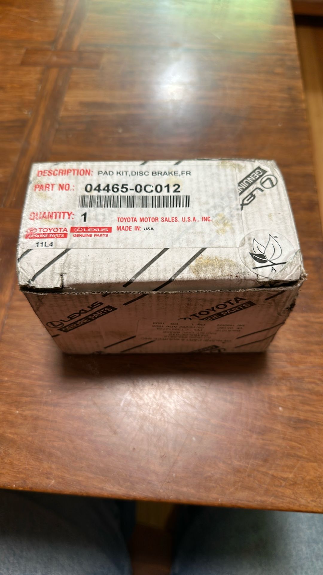 Toyota Brake Pads Tundra 1st Gen? See Part #