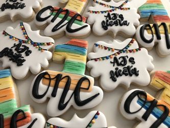 Custom sugar cookies for birthdays