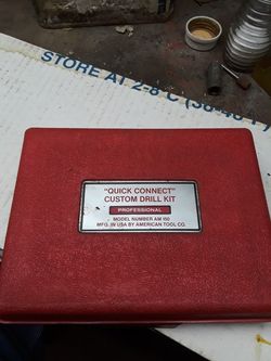 Quick connect custom drill kit