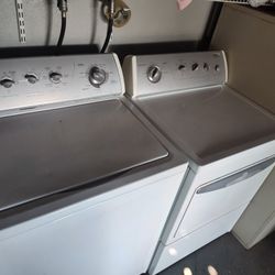 Whirlpool Washer And Dryer Electric Set Heavy Duty Super Capacity Plus Matching Set Rent