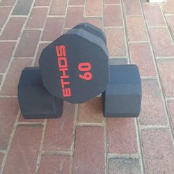 60Lb Dumbells (2)