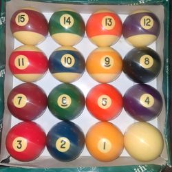 Aramith Premier Belgian Billiard Pool Ball Set - 2 1/4" Regulation