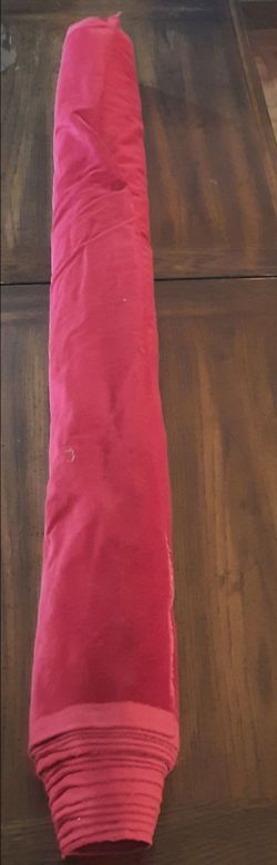 7-9 Yards 100% Cotton Velveteen Fabric Bolt - Burgundy Wine (45" W)
