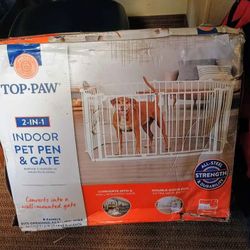 2in1 Pet Gate And Pen