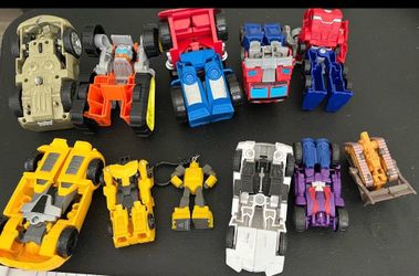 Plastic Transformer Lot  11pc