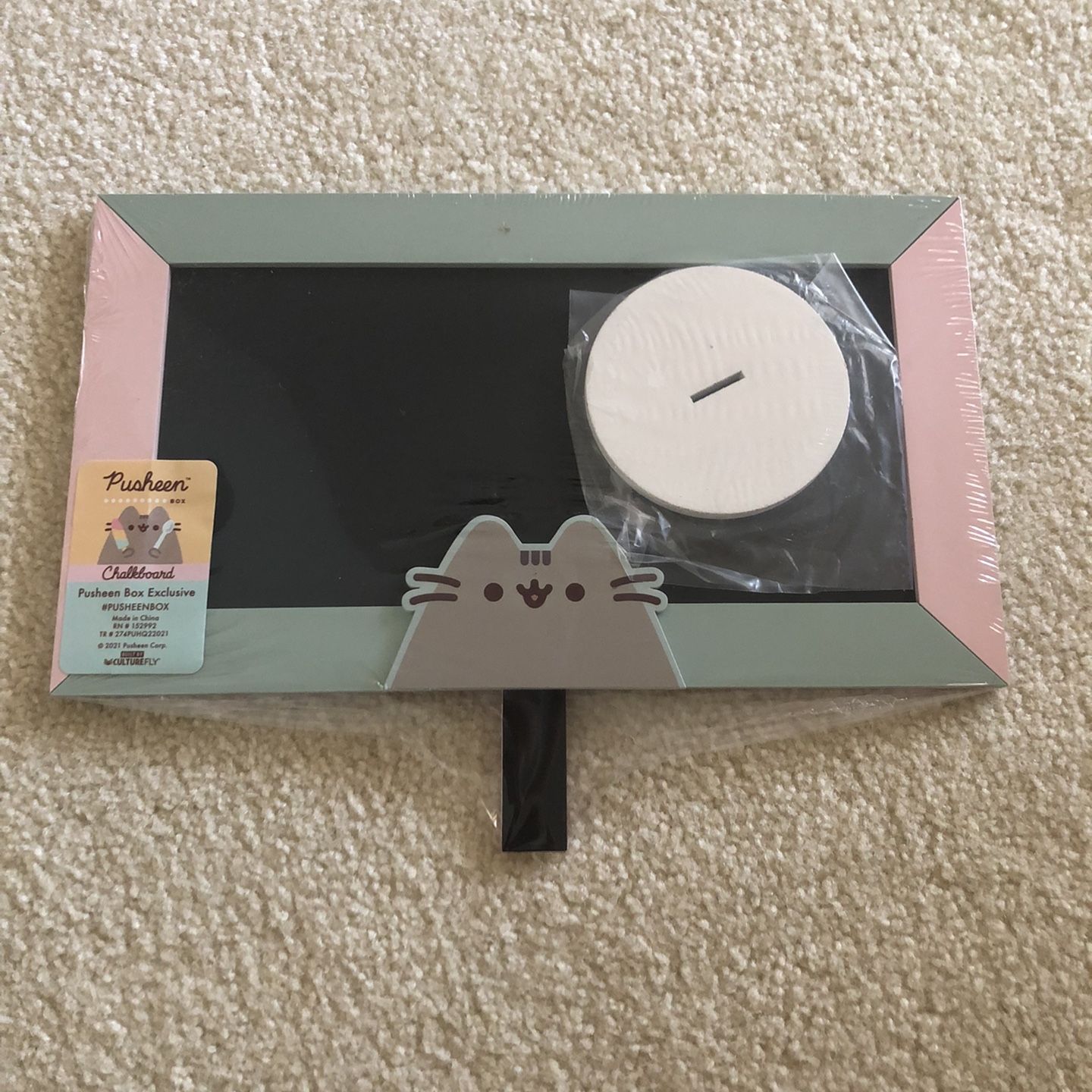 Pusheen Chalkboard And Stand