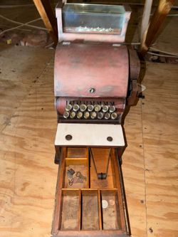 Antique National Cash Register