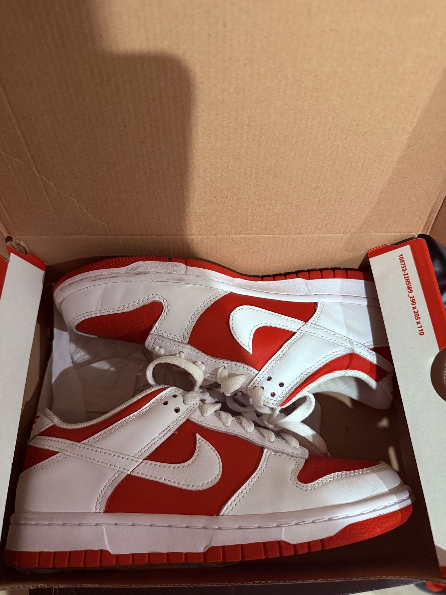 Nike Dunk Low Championship Red