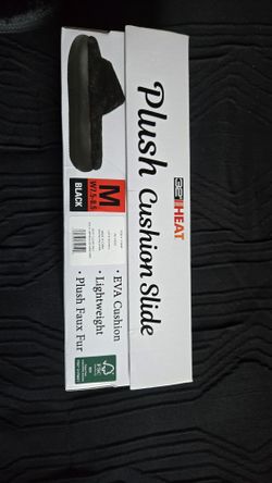 NEW 32 Degrees Plush Lined Slide Women's Cozy soft Curly Slippers 7.5/8.5