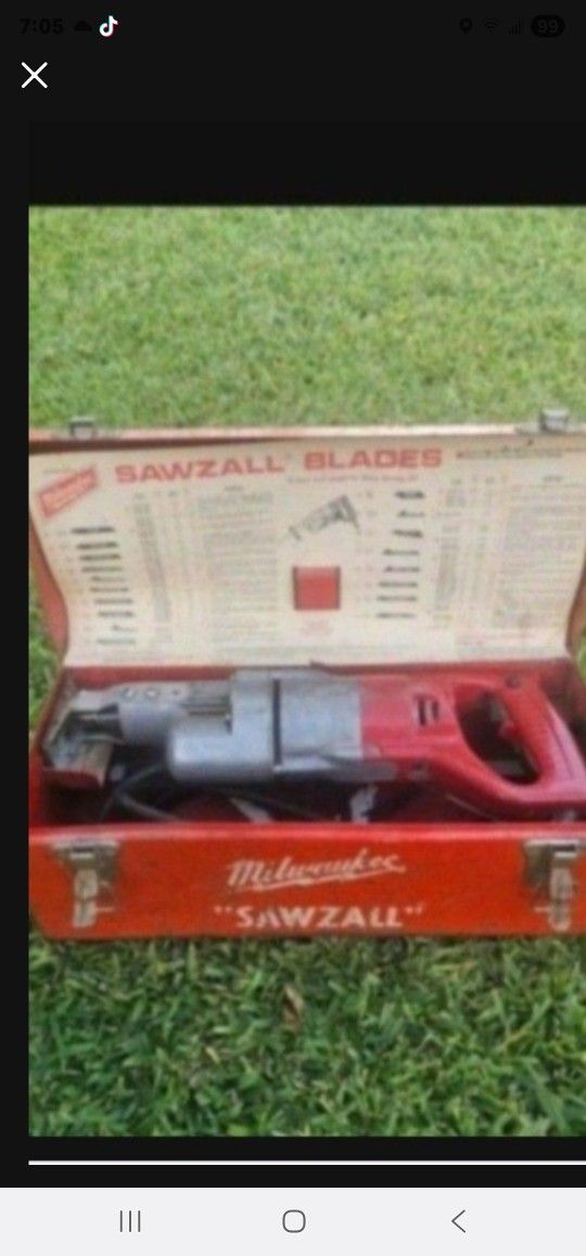 Electric Milwaukee Saw Saw 