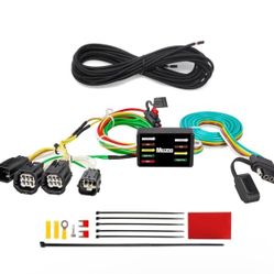 4-Way Flat Trailer Wiring Harness 56331 for 2011-2020 Dodge Grand Caravan, 2011-2016 Chrysler Town and Country, 2021-2022 Chrysler Grand Caravan, Plug