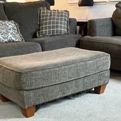 Sofa, Loveseat, Oversized Chair, Pillows, Ottoman, One End Table